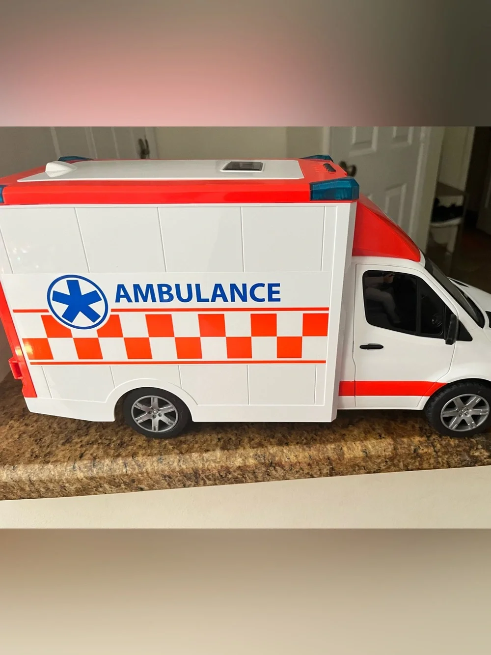 Excellent Condition Bruder Ambulance Rescue Truck